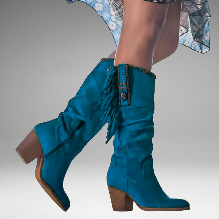 Mara™ - Genuine Leather Cowboy Boots